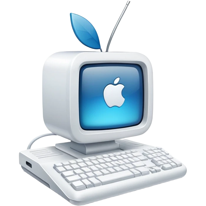 Y2K Apple computer emoji