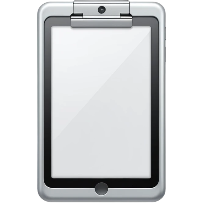 digital notepad with no clip emoji