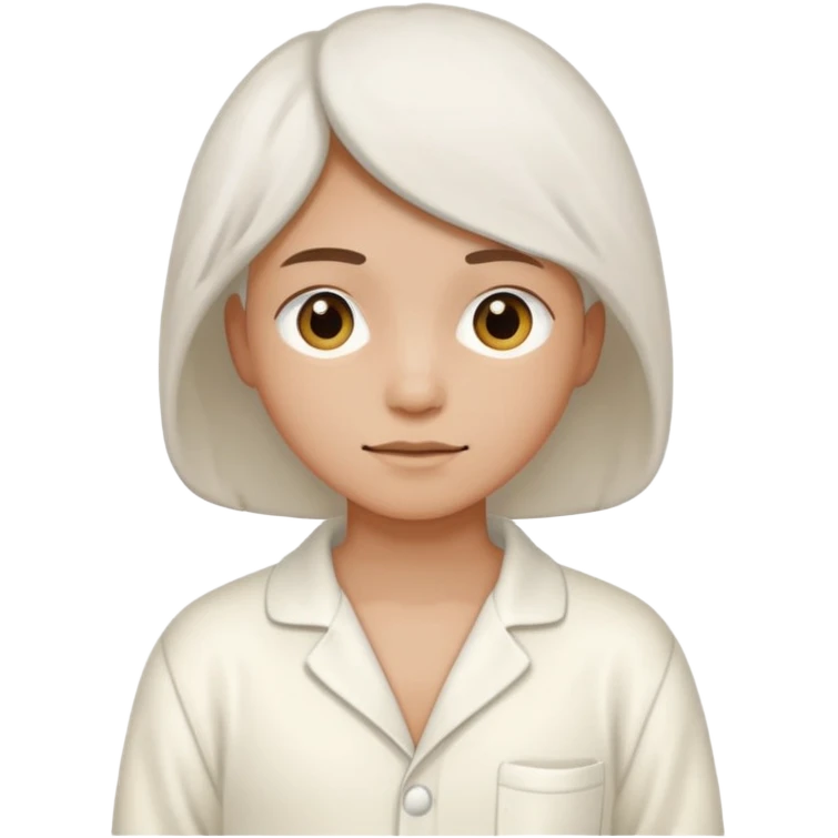 White pajamas emoji