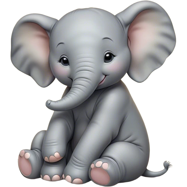 Meme-Worthy Cute Sleeping Baby Elephant Portrait Emoji, Head resting peacefully with a contented smile, showcasing a delightfully tiny build and a luxuriously soft gray hide, eyes shut in a serene, restful nap, Simplified yet hilariously adorable features, highly detailed, glowing with a soft, drowsy light, high shine, relaxed and utterly lovable, stylized with an air of playful laziness, bright and heartwarming, soft glowing outline, capturing the essence of a comically sleepy baby elephant, so meme-worthy it feels like it could instantly become the next viral sensation of adorable slumber! emoji
