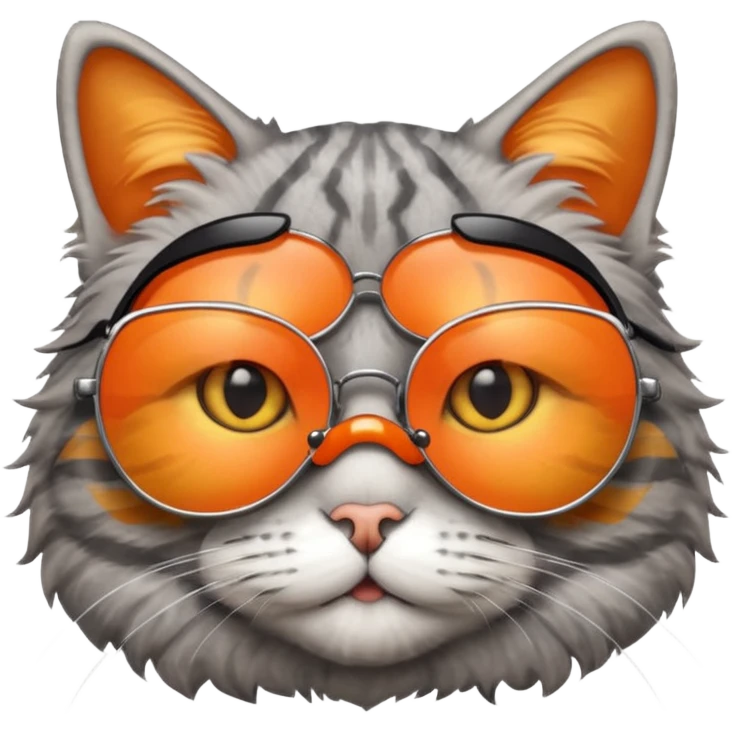 Cat wearing sunglasses emoji