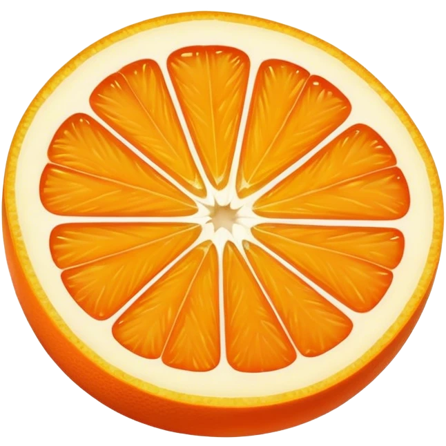 Orange slice emoji