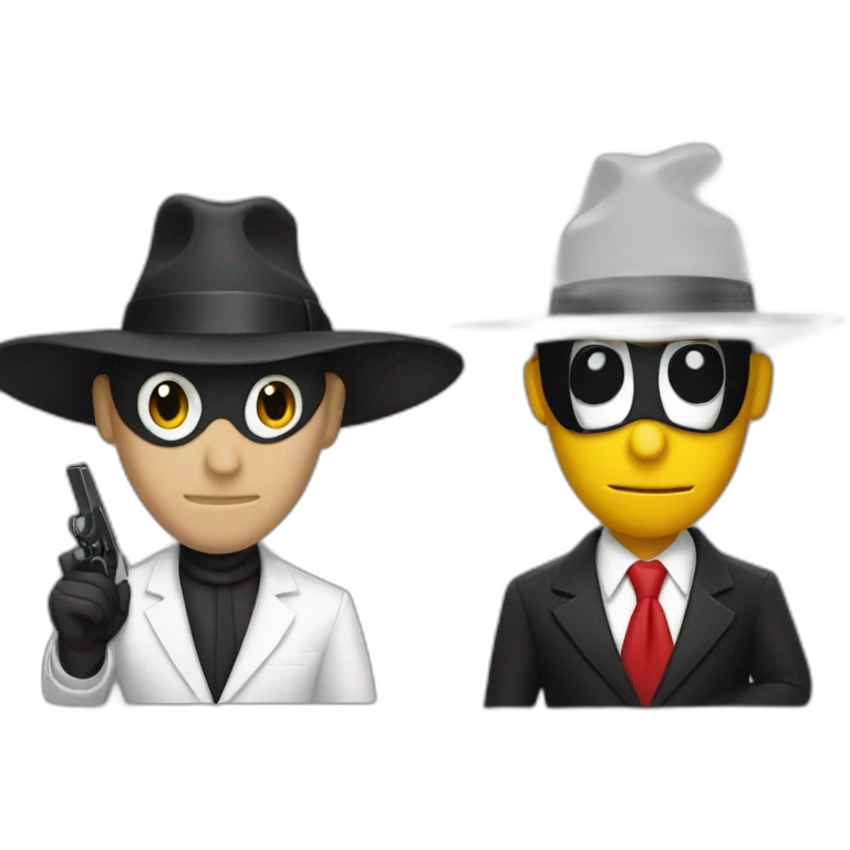 Spy vs spy emoji