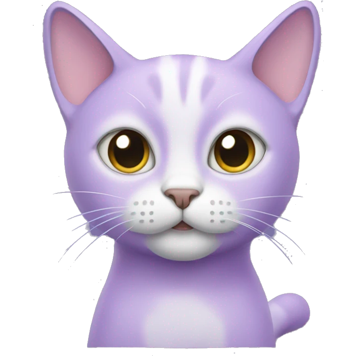 light purple cat emoji