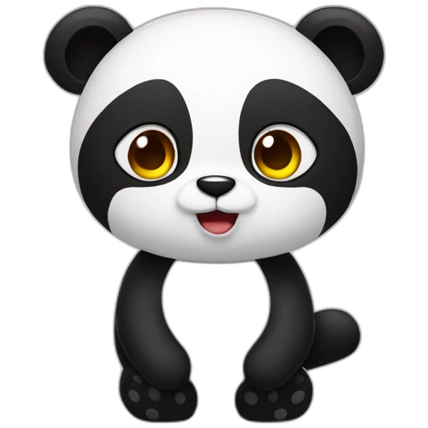 chat sur panda emoji