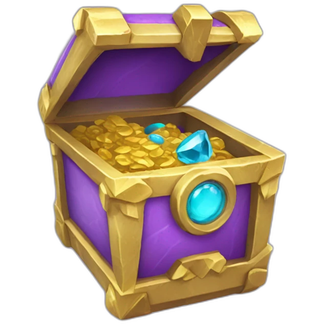 Pokemon Game LootCase Purple Chaotic Color Rich Treasure Legendary Epic Items emoji