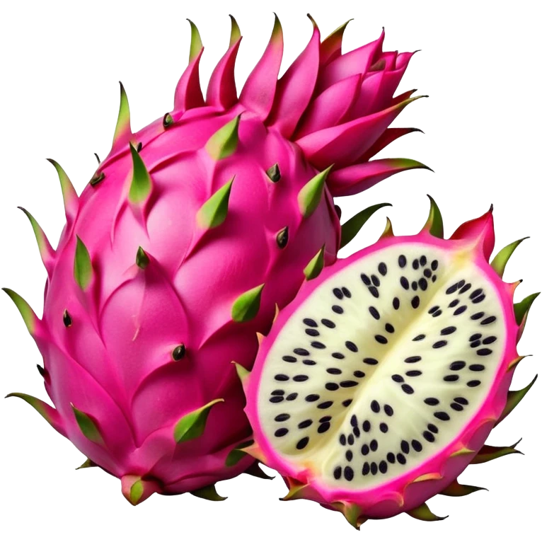 Dragon fruit emoji not spiny outside of dragonfruit no seeds no faves emoji