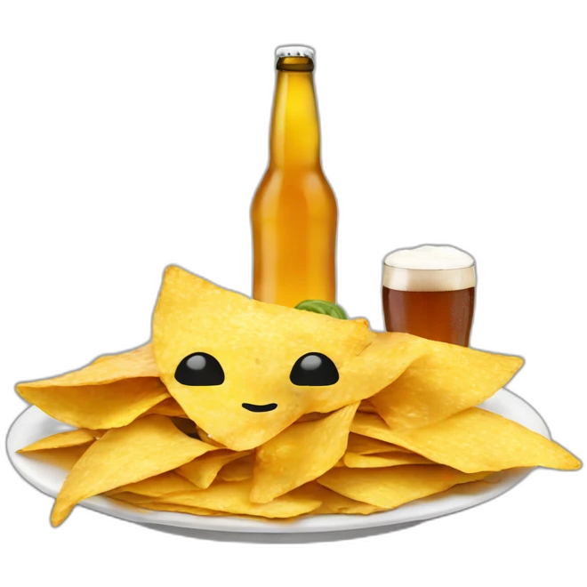 Nachos and beer emoji