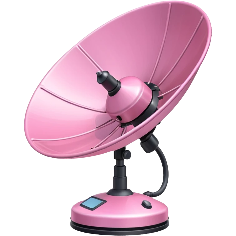 pink sattelite dish emoji