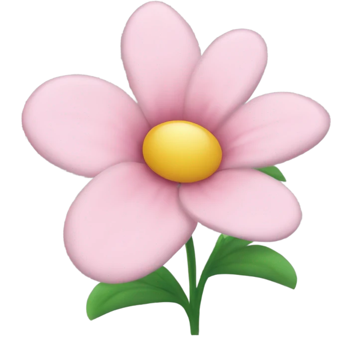 light pink flower emoji