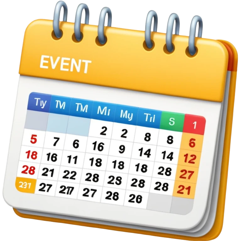 It’s On the calendar!  emoji