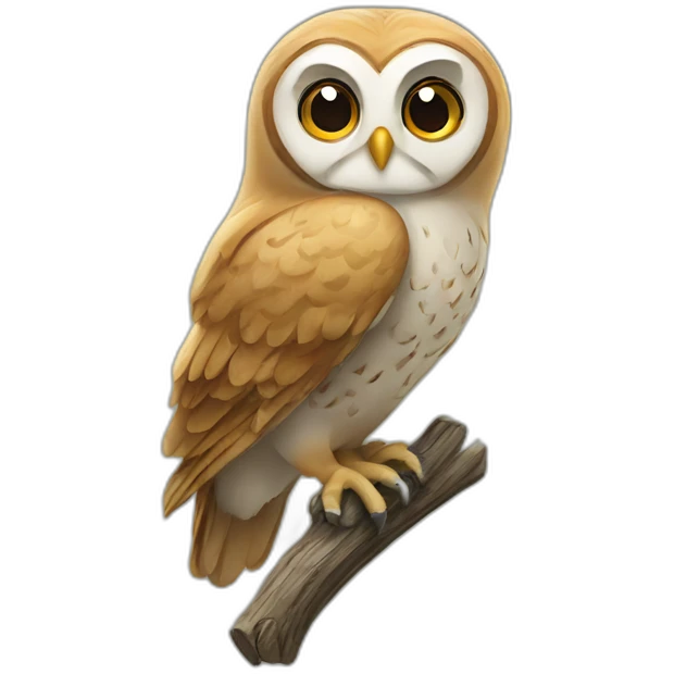 owl on perch emoji