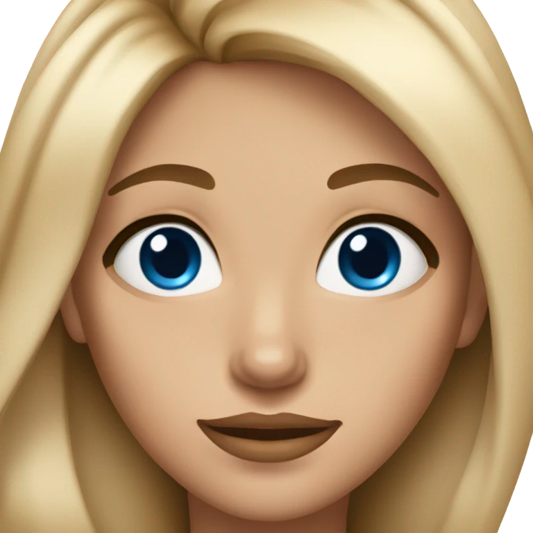 Girl with 4c hair and skin color is tan with blue eyes and a lot of makeup emoji