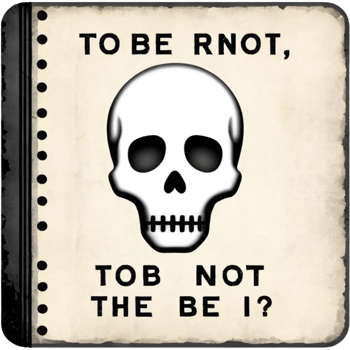 To be or not to be emoji