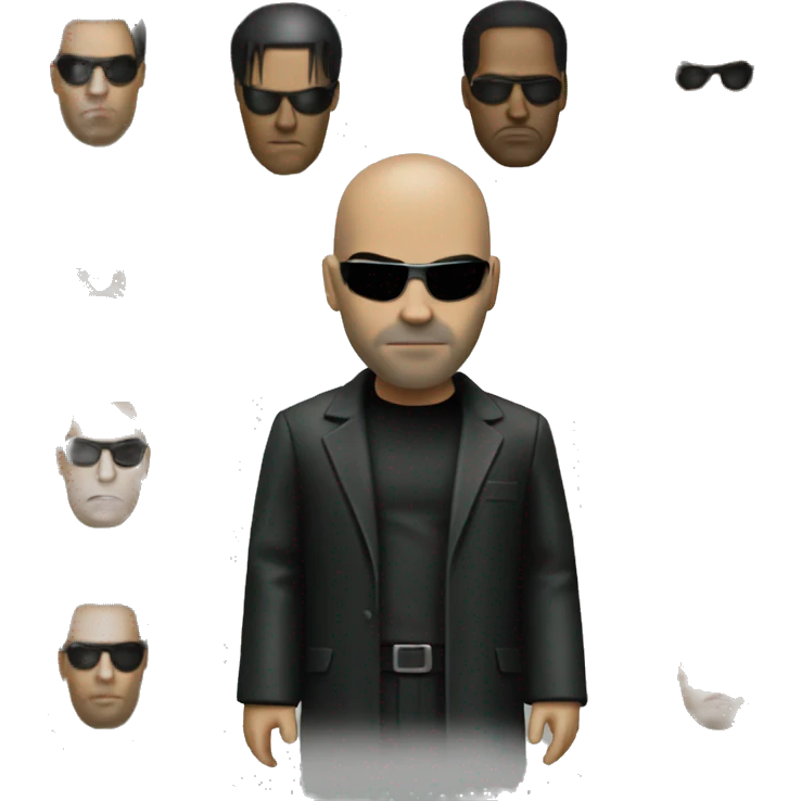 Neo from the matrix emoji