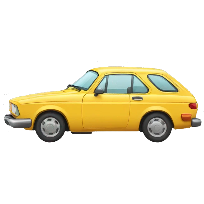 Flat Illustration car emoji