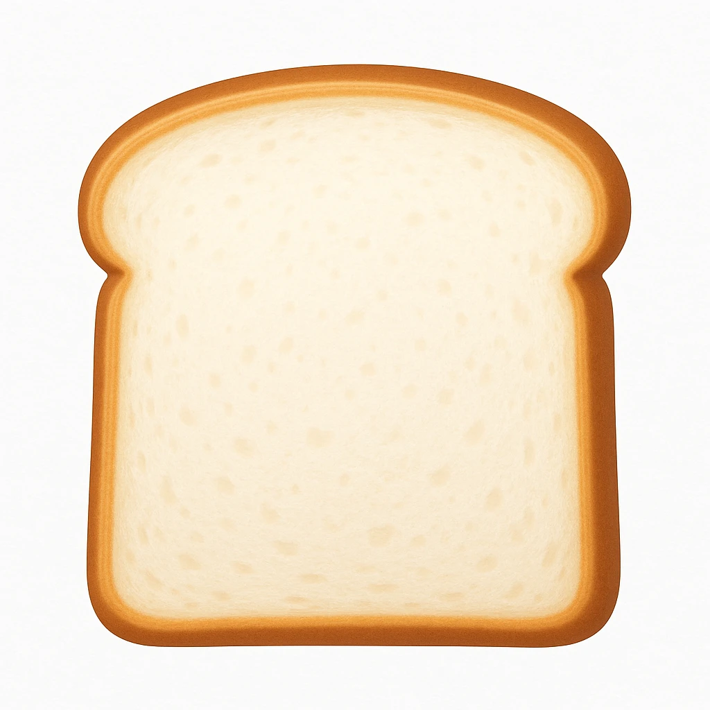 PANE BIANCO EMOJI STYLE IPHONE emoji