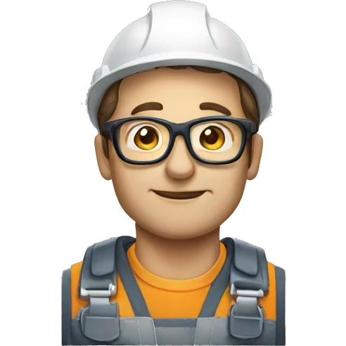 electrician with glasses emoji