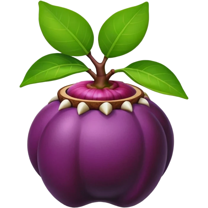 mangosteen emoji