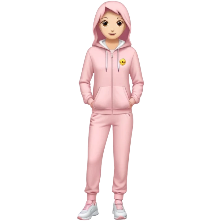 light pink tracksuit  emoji