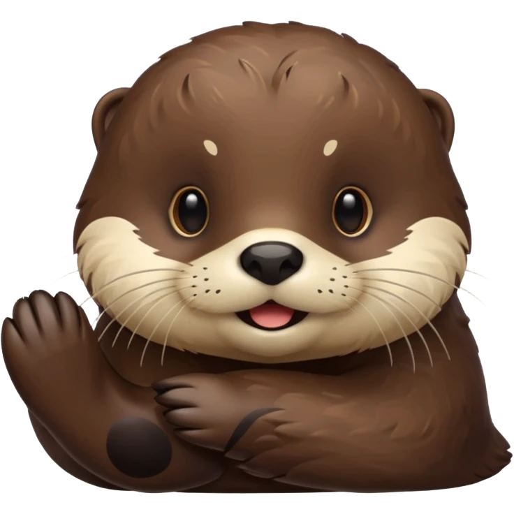 awake sea otter emoji