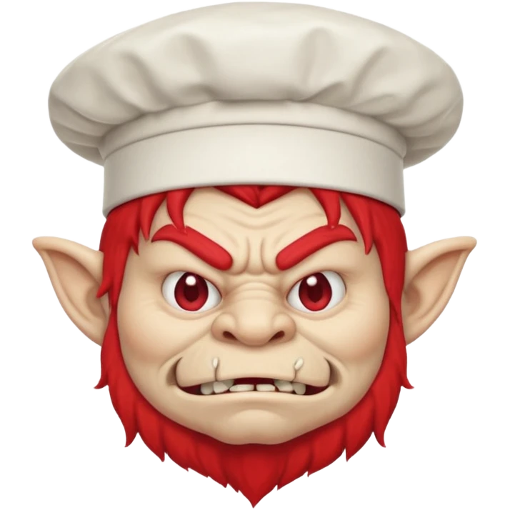 troll the red chef emoji