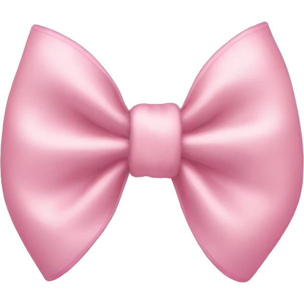 Light pink bow emoji