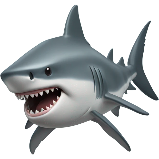 Shark bait emoji