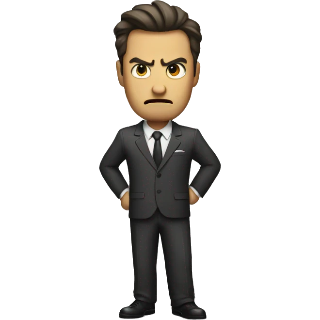 angry MAN IN SUIT emoji
