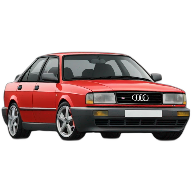 Audi 90 b3 stance emoji