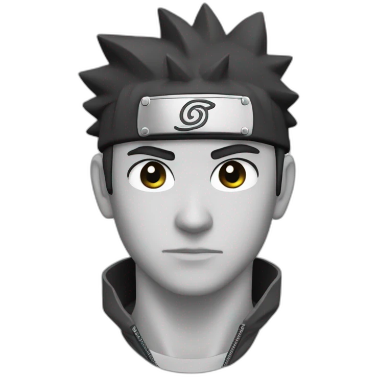 Naruto noir emoji
