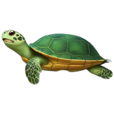 turtle on a cloud emoji