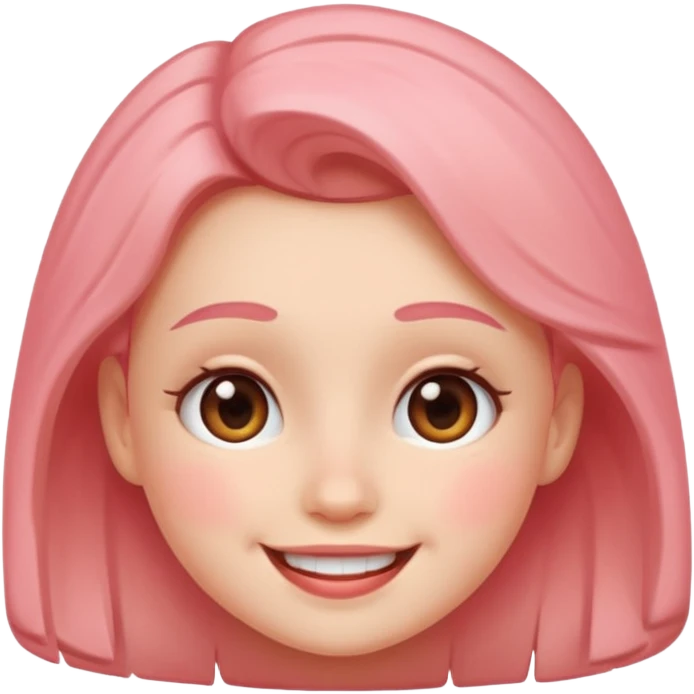 blushing face emoji