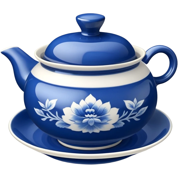 blue chinese gaiwan emoji
