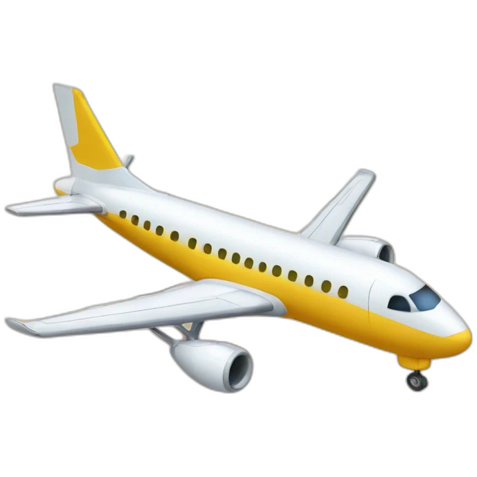 Avion qui vol à la plage  emoji