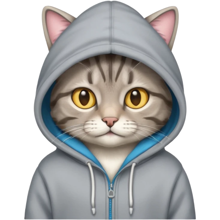cat with hoodie emoji