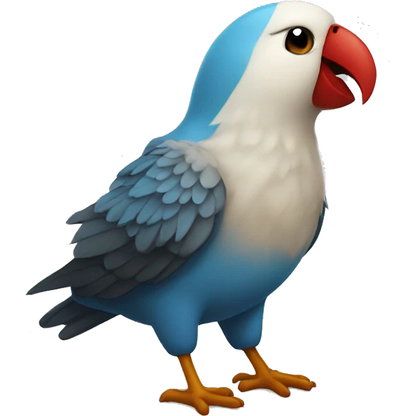 un beso de pájaro  emoji