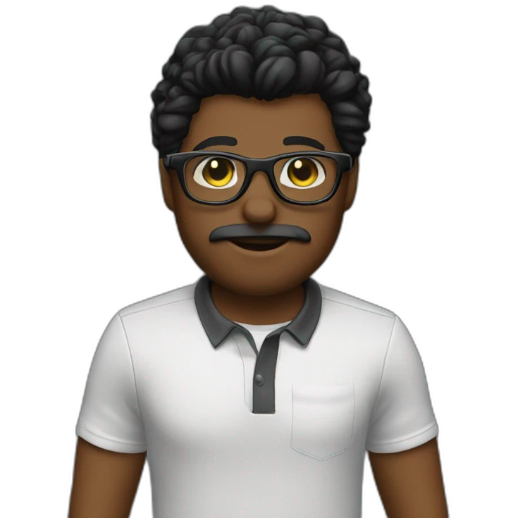 dj mixing cat hair and black glasses emoji