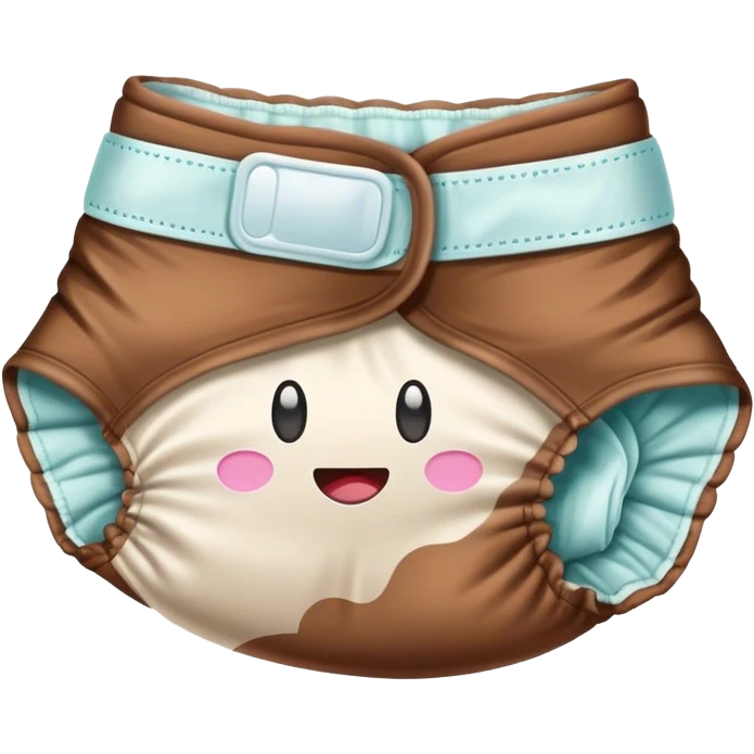 A poopy diaper  emoji