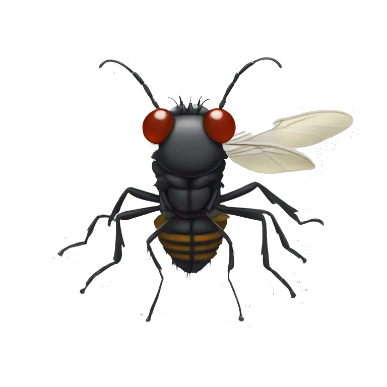 fly rubbing its hands together menacingly  emoji