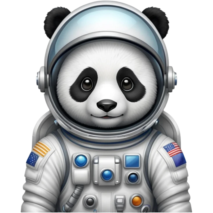 Panda astronaut emoji