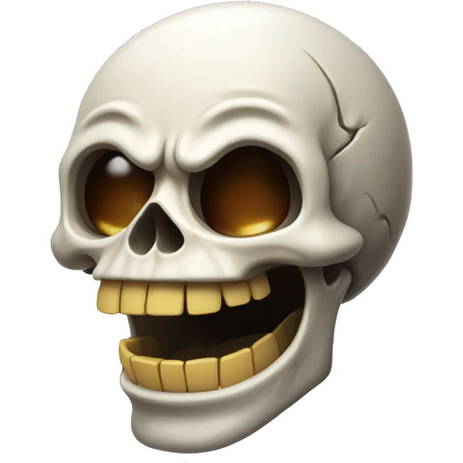 Skull laughing so hard emoji
