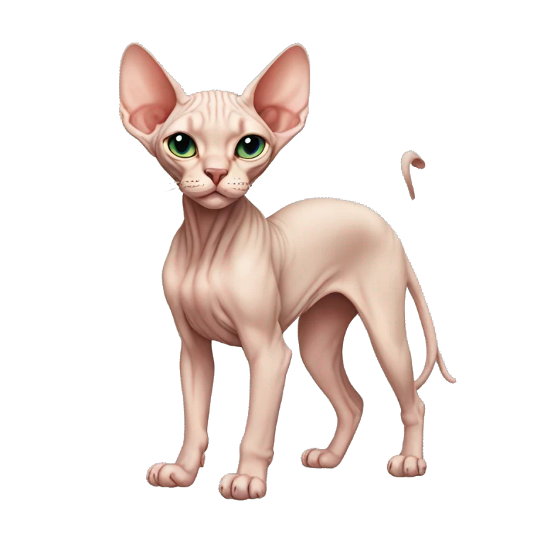 Sphynx Full Body emoji