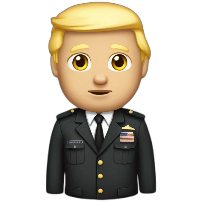 donald trump prison uniform emoji