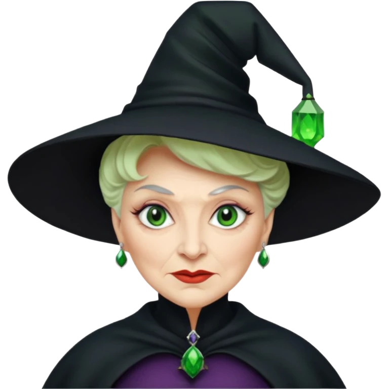 Madame morrible flip it around wicked witch emoji