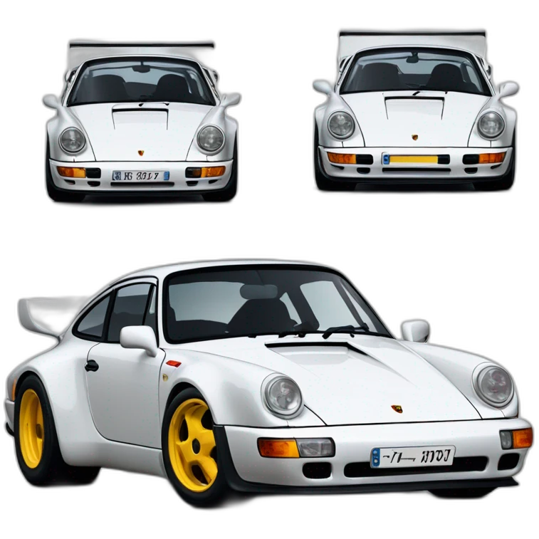 Porsche 911 GT1 type 964 emoji