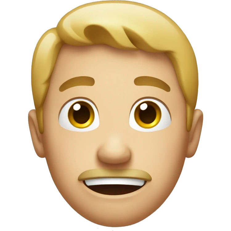 a cringe face emoji