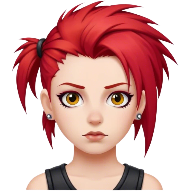Punk Girl With Red Hair emoji