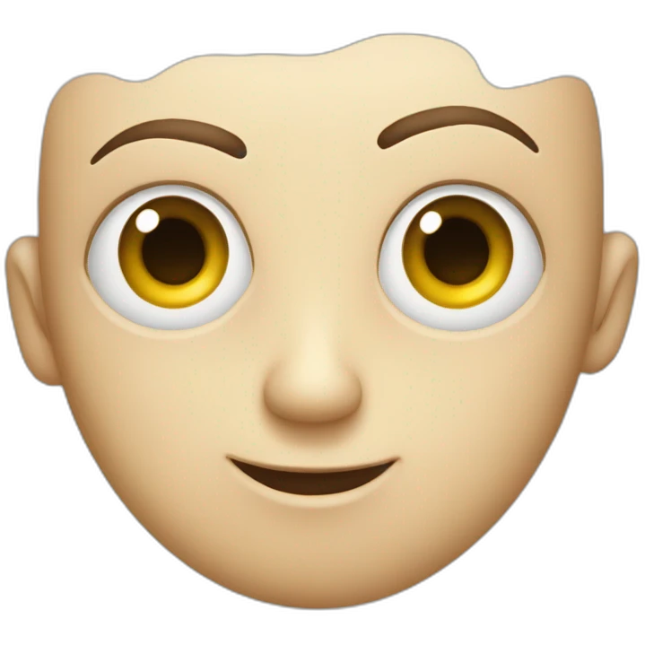 Caca avec des yeux emoji