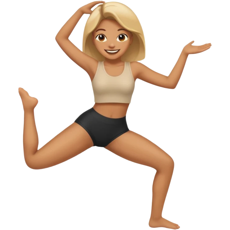 Emoji twerking emoji